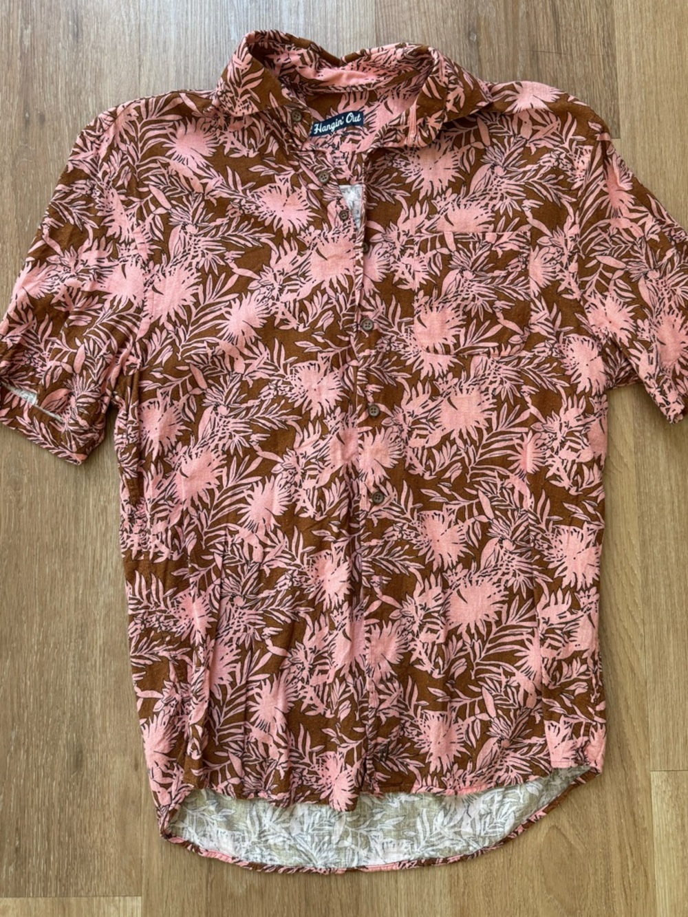 johnnie-O Hangin Out Linen Blend Button Down